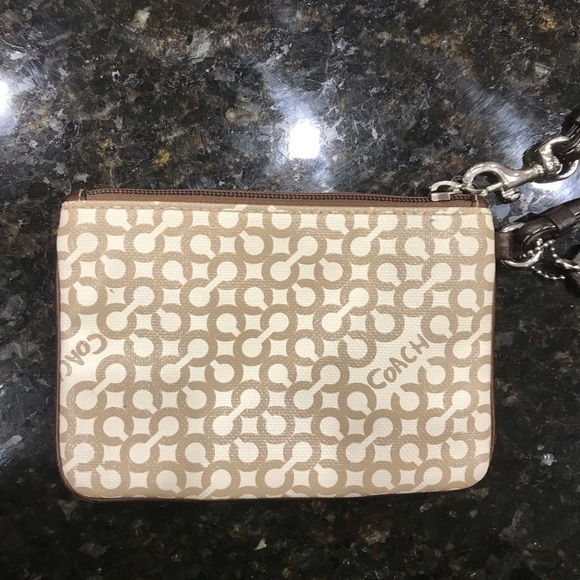Coach wristlet with leather details - Picture 4 of 4